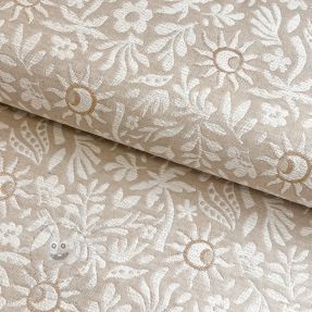 Dekorációs anyag jacquard Sunlight lin