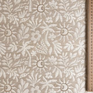 Dekorációs anyag jacquard Sunlight lin