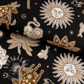 Dekorációs anyag jacquard Pygmalion noir