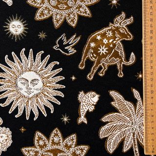 Dekorációs anyag jacquard Pygmalion noir
