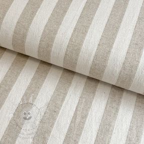 Dekorációs anyag jacquard LINEN LOOK Cabourg lin