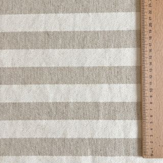 Dekorációs anyag jacquard LINEN LOOK Cabourg lin