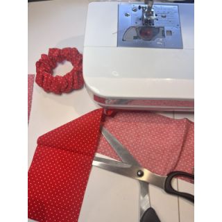 Pamutvászon Petit dots red