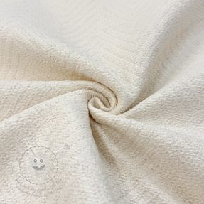Dekorációs anyag jacquard Saxo ecru