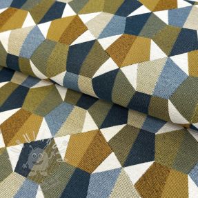 Dekorációs anyag jacquard Mustang blue