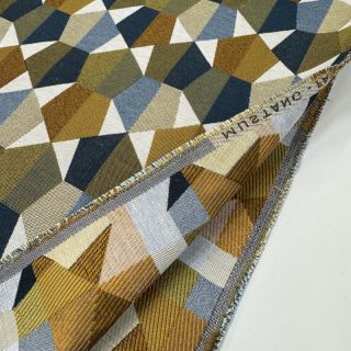Dekorációs anyag jacquard Mustang blue