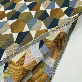 Dekorációs anyag jacquard Mustang blue
