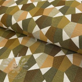Dekorációs anyag jacquard Mustang gold