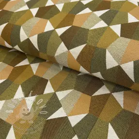 Dekorációs anyag jacquard Mustang gold