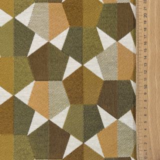 Dekorációs anyag jacquard Mustang gold