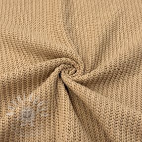 Pulóver anyag BIG KNIT beige