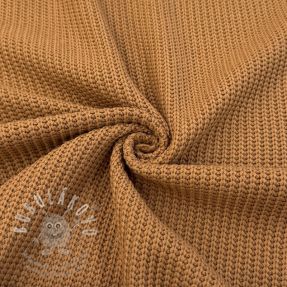 Pulóver anyag BIG KNIT brown