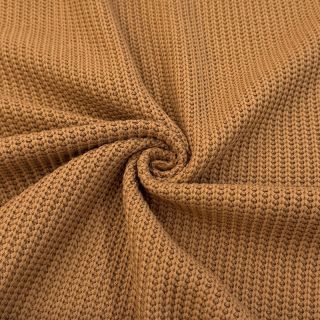 Pulóver anyag BIG KNIT brown