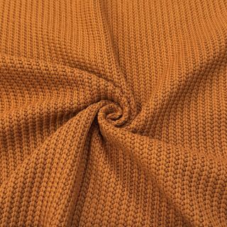 Pulóver anyag BIG KNIT brick