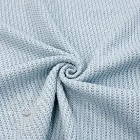 Pulóver anyag BIG KNIT baby blue