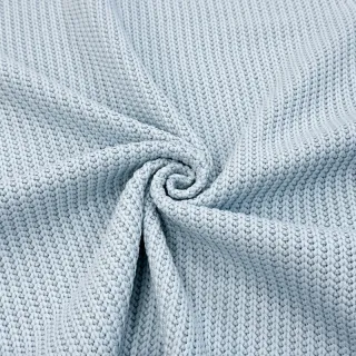 Pulóver anyag BIG KNIT baby blue