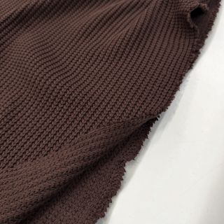Pulóver anyag BIG KNIT dark brown