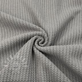 Pulóver anyag BIG KNIT light grey