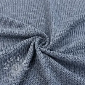 Pulóver anyag BIG KNIT blue