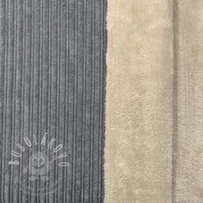 Kordbársony Cofur fleece grey