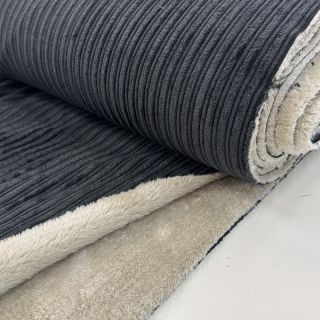 Kordbársony Cofur fleece black