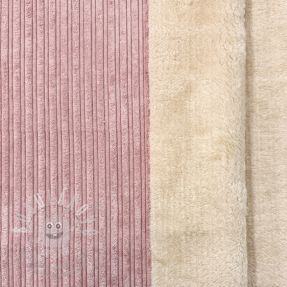 Kordbársony Cofur fleece rose