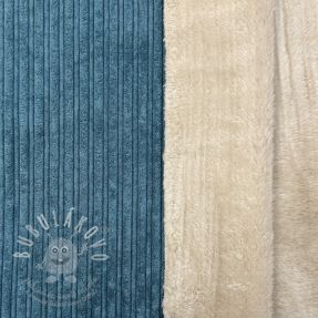 Kordbársony Cofur fleece petrol