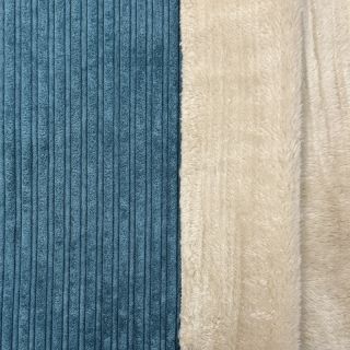 Kordbársony Cofur fleece petrol