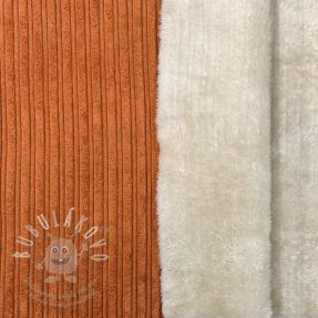 Kordbársony Cofur fleece brick