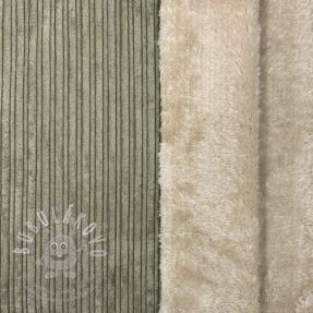 Kordbársony Cofur fleece camo green
