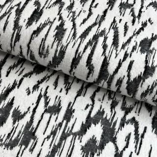 Kötött kelme jacquard Comfy Blurry Ikat grey