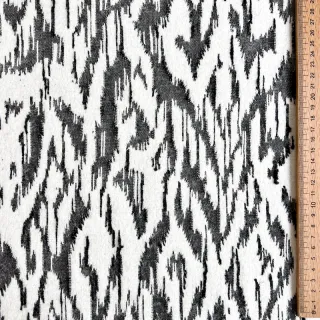 Kötött kelme jacquard Comfy Blurry Ikat grey