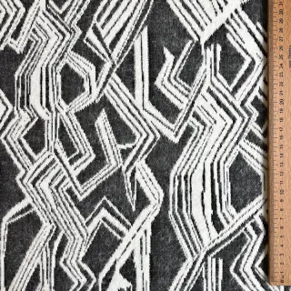 Kötött kelme jacquard Comfy Broken checks black