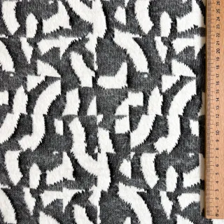Kötött kelme jacquard Comfy Collage shapes grey