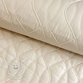 Steppelt anyag Cord off white