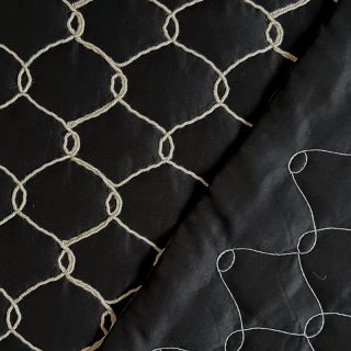 Steppelt anyag Cord black