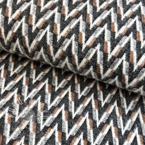 Kötött kelme jacquard Comfilia Arrows grey
