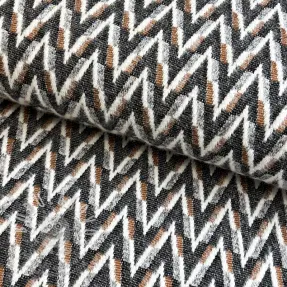 Kötött kelme jacquard Comfilia Arrows grey