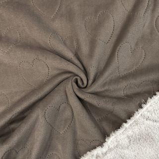 Nicky plüss TEDDY Hearts taupe