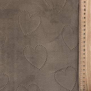 Nicky plüss TEDDY Hearts taupe