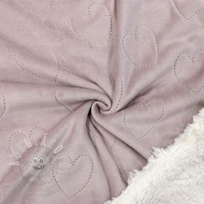Nicky plüss TEDDY Hearts old pink