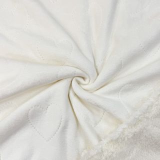 Nicky plüss TEDDY Hearts off white