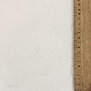 Nicky plüss TEDDY Hearts off white