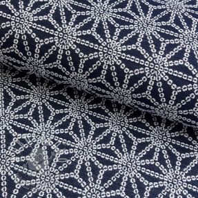 Dekorációs anyag jacquard Bong marine