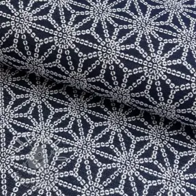 Dekorációs anyag jacquard Bong marine