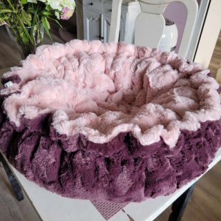 Műszőrme aubergine