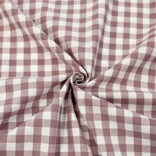Pamutvászon Check mauve
