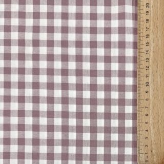 Pamutvászon Check mauve