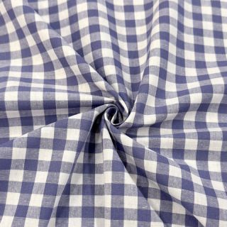 Pamutvászon Check lavender