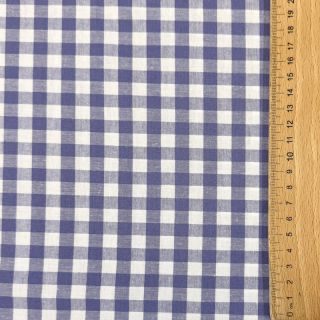 Pamutvászon Check lavender